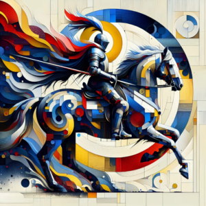 Caballero Digital en Tríada Cromática