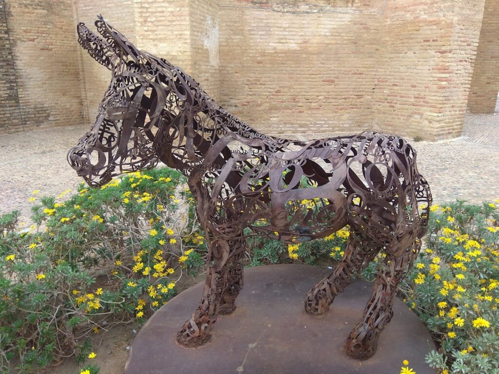 Escultura Asnografía (Moguer EScultura)