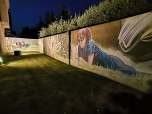 Graffiti ruta de arte mural