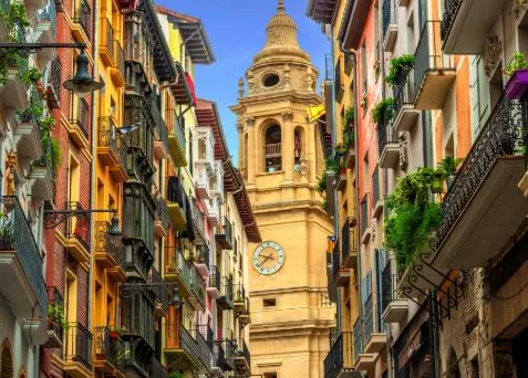 Escena artística en Pamplona