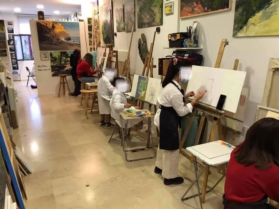 Espacio de creación plástica. Academia de pintura. Isidoro Moreno López