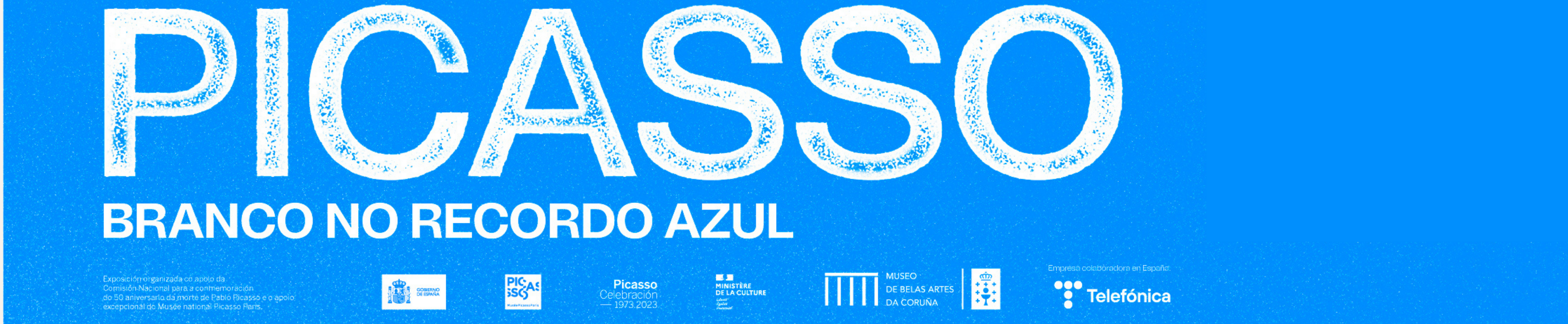 Picasso blanco en el recuerdo azul