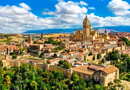Escena artística en Segovia