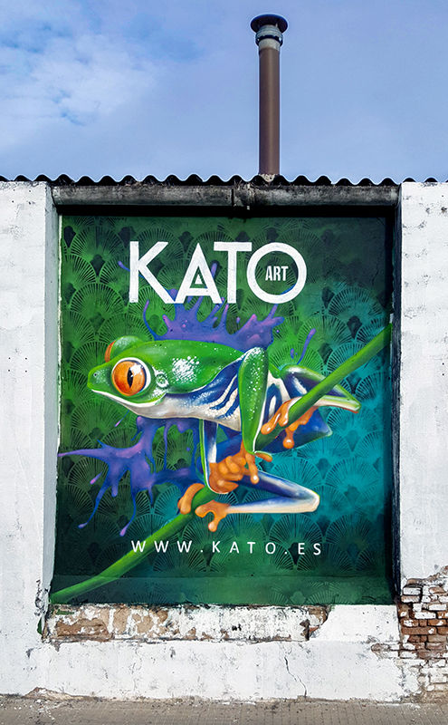 Mural KATO - Rana salvaje