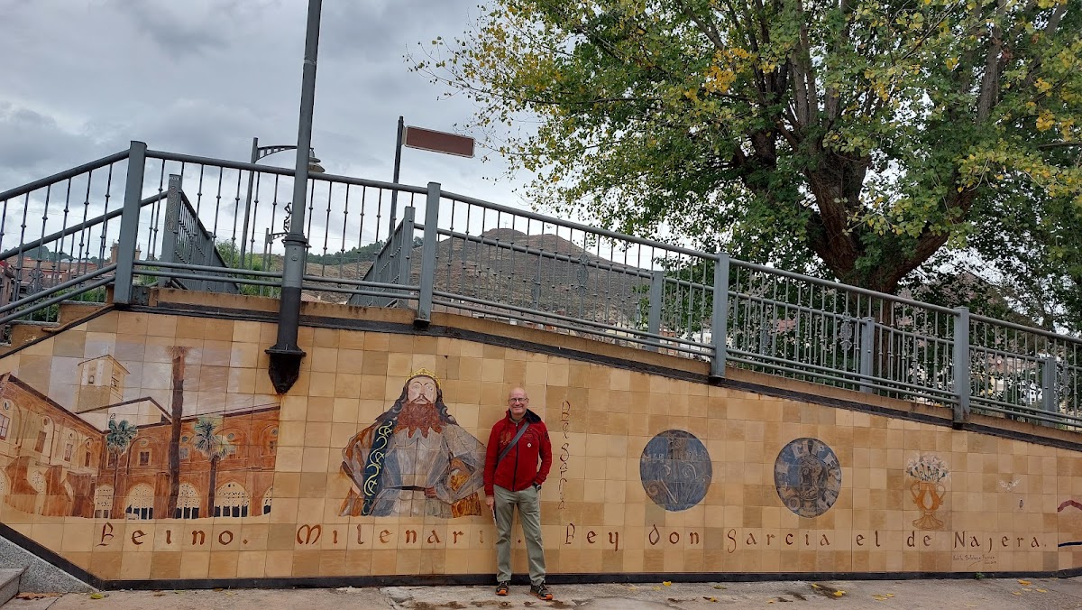 Mural "Reino milenario rey Don García de Najera"