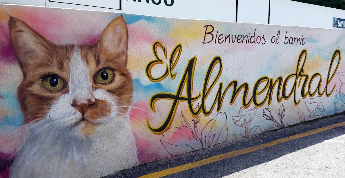 Mural n°6. Bienvenidos al Barrio El Almendral