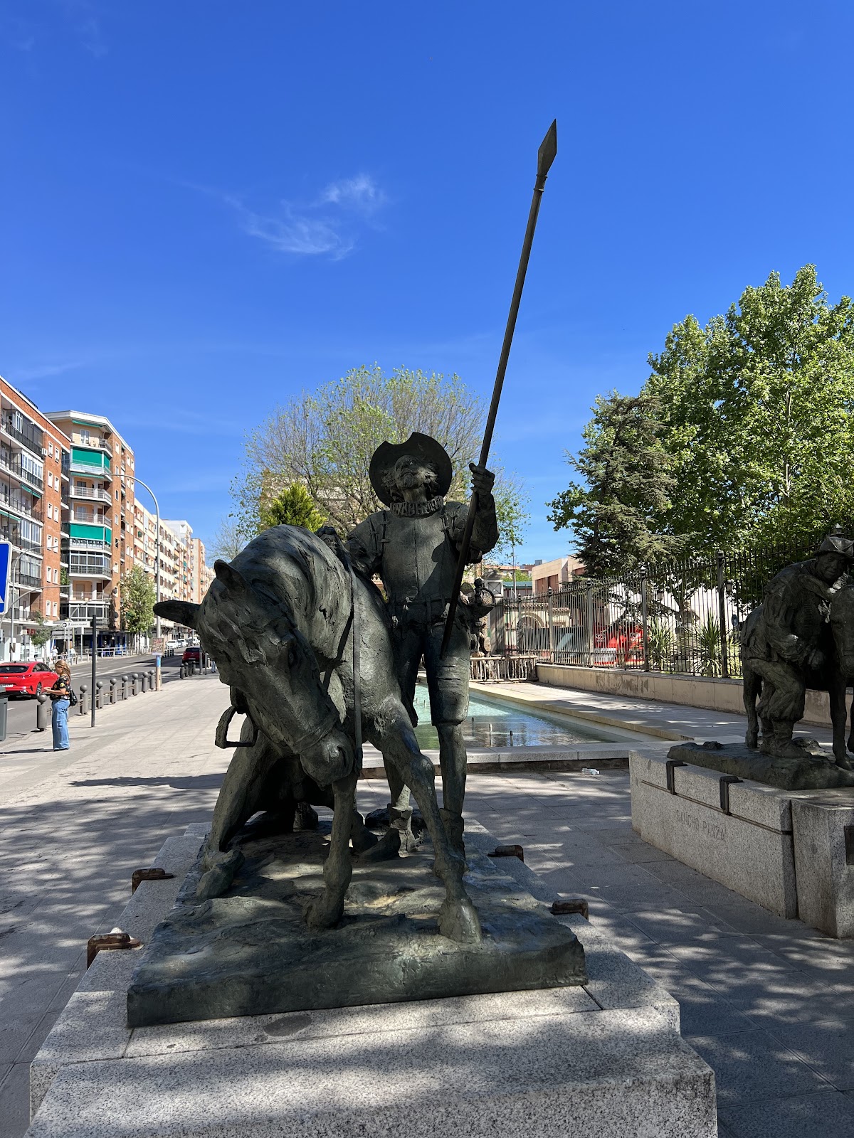 Escultura de Don Quijote y Sancho