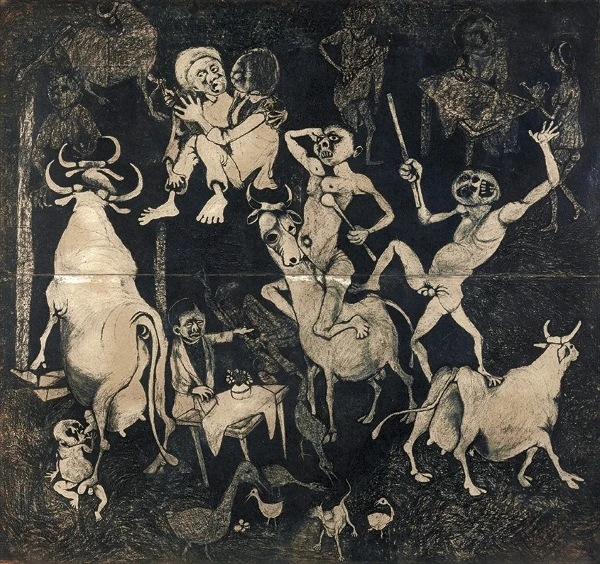 La historia no se repite, pero rima. Dumile Feni: Guernica africano